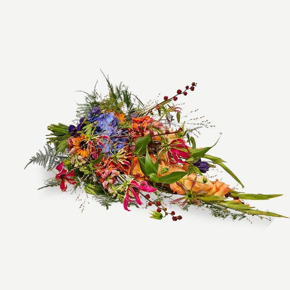 Bårebuket - Et farverigt farvel